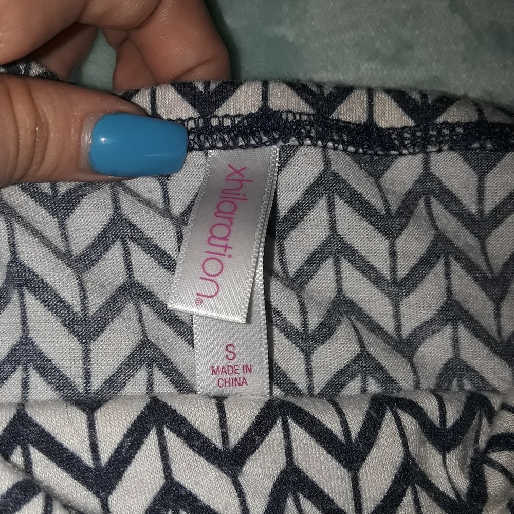 Patterned spaghetti strap dress